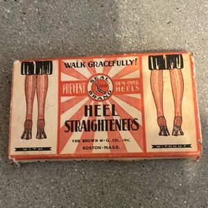 Vintage Seal Brand Heel Straighteners